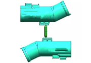 吸尘器弯管模具设计，又一个复杂模具结构